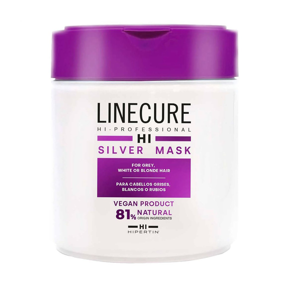 Маска Hipertin Linecure Silver Hair Mask для світлого та знебарвленого волосся, 500 мл
